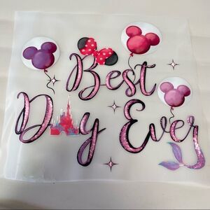 Best Day Ever at Disney htv iron on heat transfer vinyl​